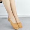 Zapatos de práctica de ballet profesional con costuras elásticas para mujer adulta, zapatos de baile de garra de gato, zapatos de baile chino, zapatos de danza folclórica