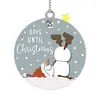 Colgantes Populares Navideños de Estilo Nórdico para Puerta Decoraciones de Pared Feliz Navidad Accesorios Festivos