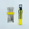 Juego de Destornilladores de Forma Especial 12 en 1, Destornillador Universal Magnético Multifuncional para el Hogar, Destornillador Torx de Doble Punta