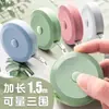 Mini cinta métrica con bloqueo automático y retracción de un clic, 1.5 m, para medir dimensiones corporales, en colores macarrón