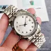 Reloj mecánico automático Lajiaya de cinco perlas de piedra blanca con correa de acero inoxidable 904L para hombre