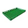 Precio de fábrica caja de huevos de codorniz caja de volteo de huevos de plástico bandeja para huevos de codorniz bandeja para huevos al por mayor Blanco Verde