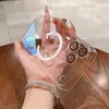 Adequado para iPhone 17 Pro Max, 15 Pro magnético de ponta, 14 Pro simples, 13 transparente, capa de telefone 16, 12