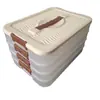 Caja Especializada para Guardar Empanadas en el Congelador, Caja de Conservación de Empanadas para Congelación Rápida para Uso Doméstico, Gran Capacidad, Multicapa