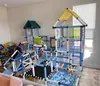Dispositivo de Entrenamiento Sensorial Combinado Multifuncional para Niños, Escalera de Escalada para Interiores para Bebés e Infantes