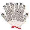 Luvas Dispenser de Linha de Algodão Transfronteiriças, Proteção para Trabalho Antiderrapante e Resistente ao Desgaste, Luvas Plásticas com Pontos de PVC, Espessadas para Proteção do Trabalho em Canteiros de Obras