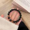 Pulsera de obsidiana de lujo ligero, diseño nicho, simple, personalidad, artístico, retro, estilo chino, pulsera Xingshi NAFU