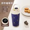 Copo térmico de aço inoxidável 316 lírio do vale xícara de café temperatura xícara de café portátil para carro copo de presente com canudo