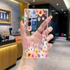 Funda para Teléfono Móvil Estilo Pintura al Óleo Floral Rosa Más Vendida de Shopee Samsung S22U Funda Transparente de Agujero Fino A70 Funda Protectora Ultra Delgada