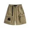 Pantalones Cortos de Trabajo de Seda Helada para Hombre con Múltiples Bolsillos, Pantalones Cortos de Terciopelo Talla Grande, Pantalones Cortos para Uso Transfronterizo y Doméstico, Pantalones Cortos hasta la Rodilla para Hombre