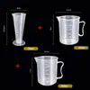 Copo Medidor com Escala Grau Alimentício Grande Capacidade Plástico Copo Medidor Cozinha Panificação Loja de Chá com Leite Especial Resistente a Altas Temperaturas