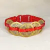 Pulseira de Moedas Cinco Imperadores para Homens, Design Original, Estilo Étnico, Corda Trançada Universal Personalizada Joia Artesanal, Pode Ser Enviada em Nome, Estilo Nacional Feito à Mão