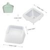 Roupas DIY Tira Trapezoidal de Epóxi Caixa de Armazenamento Gesso Vasos Velas Cimento Ornamentos Molde de Silicone