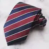 Corbata de Hombre 8cm Formal Nudo Hecho a Mano Sin Nudos Cremallera Camisa de Mujer Negocios Gama Alta Estampada Azul Oscuro Rojo Negro
