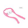 Masajeador cervical manual de plástico, multifuncional, para el hogar, con doble bola de presión para el cuello, pinza de masaje de mano para la fatiga.