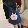 Bolsa Infantil Feminina Sapo de Desenho Animado Porta-Moedas Infantil Bolsa Transversal Infantil Estilo Coreano Bolsa de Animal Fofo para Menina