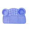 Tapete de silicone para animais de estimação direto da fábrica, tapete de silicone para comida lenta de cães e gatos, flexível e resistente a mordidas