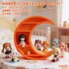 Decoração de Casa de Bonecas com Laço 3D Modelo de Armário Suporte de Exibição Multicamadas Brinquedo Bule Camada de Exibição de Perfume Prateleira de Exibição em Camadas