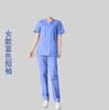 Venta al por mayor de fábrica algodón lavado a mano ropa manga corta traje dividido cepillo ropa de mano quirófano ropa de trabajo de doctor ropa quirúrgica