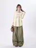 Jeans Lavados Vintage Retro Americano para Verano, Pantalones Anchos Resistentes para Mujer, Pantalones Rectos Holgados, Cuidadosamente Seleccionados