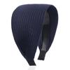 Diadema Retro de Ala Ancha Simple Diadema de Gama Alta Versátil Deportiva Famosa en Internet Textura Tarjeta para el Cabello Estilo Hong Kong
