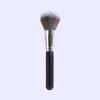 Yicolor nueva brocha suelta individual brocha de maquillaje grande negra oblicua brocha para polvo suelto para retoque cabeza redonda brocha de maquillaje mango de madera