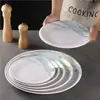 Bandeja redonda de melamina para servir comercial, plato redondo de autoservicio para comida rápida, tazón de arroz con aderezo, plato redondo de plástico imitación porcelana para hotel y restaurante, plato para comida fría