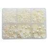 3000 ABS semicírculo multi-tamanho de fundo plano imitação pérola acessórios nail art acessórios de cabelo roupa DIY stick caixa de diamante