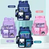Nuevas Mochilas Escolares para Niñas, Estudiantes de Primaria, de Tres a Seis Años, Niñas Kuromi, Reducción de Carga y Protección de la Columna Vertebral, Primer y Segundo Grado Perros Canela