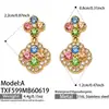 Dopamina Flash Cuatro Pétalos Incrustaciones de Diamante Set de Alta Gama Exquisito Lujo Moda Lujo Ligero Pulsera Collar Pendientes Joyería
