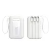 Power Bank Atacado com Cabo Embutido 20000 Mah Grande Capacidade Compacto Portátil Mini Universal Power Bank para Celular