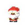 Blocos de Natal compatíveis com Lego mais vendidos no exterior, micropartículas, Papai Noel, Alce, pequenas partículas, brinquedos montados por atacado