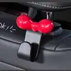 Gancho Dopamina Lazo para Respaldo de Asiento de Coche Almacenamiento Interior Accesorios Rosas para Coche Regalo de Coche Nuevo para Niñas