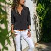 2026Ebay Aliexpress Wish Amazon Otoño e Invierno Europeo y Americano Camisas Nuevas de Mujer con Solapa Camisas de Manga Larga para Mujer
