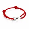 Hebilla de acero titanio con grabado personalizado POD en forma de herradura, pulsera ajustable de acero inoxidable para parejas, una pulsera de la suerte para parejas