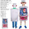 Disfraz de Robot Cohete de Halloween Cosplay Disfraz de Mascarada Disfraz para Escenario Escolar Juego de Rol