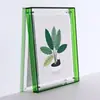 Porta-Retrato Transparente Simples de Acrílico para Mesa, Pendurar na Parede Estilo Ins, Arte com Flores Secas, Moldura para Quebra-Cabeças, Porta-Retrato