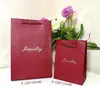 Bolsa de Regalo de Festival de Medio Otoño de Gama Alta Bolsa de Papel para Empaque Boda Fiesta Regalo Recuerdo Caja Roja para Joyería en Stock