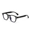 Gafas Xunge Tr90 Espejo Plano Hombres Nuevo Remache Estilo Preppy Espejo Liso Mujeres