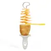 Cortador en Espiral de Papa Tornado Torre de Papa para Barbacoa Cortador de Verduras Manual de Manivela Corte a Mano Suministro Exclusivo Transfronterizo