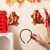 Duoyang Año Nuevo 2026 Creativo Primavera Globo Diadema Pasador Día de Año Nuevo Festivo Divertido Foto Regalo