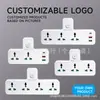 Soquete Hong Kong Britânico Europeu Padrão Placa USB Luz de Ambiente Vietnã Padrão Americano Placa Presente Transfronteiriço Amazon Placa Placa