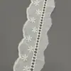 Acessórios de Renda de Algodão Puro Bordada Vazada para Escada DIY, Decoração DIY para Barra de Saia Bordada, Renda para Cortina Artesanal no Atacado