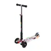 Scooter Infantil Plegable y Ajustable en Altura al por Mayor para Niños de 2 a 14 Años, Scooter Graffiti Mi Gao, Pue18 con Luces