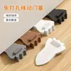 Tapón de puerta a prueba de viento multiusos amortiguador de puerta bidireccional tapón de puerta móvil artefacto anti-robo anti-pellizco para mano dispositivo de puerta fijo sin perforación