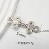 Hebilla de Placa Metálica de Gama Alta Hebilla Cheongsam Hebilla Hanfu Hebilla para Suegra Traje Tang Chino Estilo Étnico Hanfu Botones Versátiles Retro