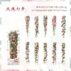 Exclusivo Transfronterizo Nueva Serie de Flores de Vid de Ratán Pegatinas Creativas Retro Material para Diario de Plantas Pegatinas Impermeables DIY Venta al por Mayor