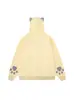 Sudadera con Capucha Versátil de Estilo Americano, Dibujos Animados Lindos, Corte Holgado, Bloques de Color, Bordada para Mujer, Chaqueta Cardigan Casual Primavera 2026