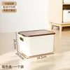 Caja de Almacenamiento de Escritorio para Maquillaje y Snacks, Cesta de Almacenamiento Rectangular de Plástico, Caja de Almacenamiento de Cocina con Tapa