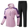 Nuevo Conjunto de Chaqueta Exterior Transfronterizo, Conjunto Versátil de Chaqueta y Pantalones a la Moda, Cortavientos e Impermeable para Hombres y Mujeres